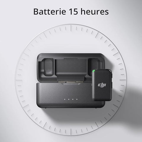 DJI Mic (2 TX + 1 RX + Boîtier recharge)