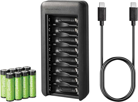 Chargeur + 8x Pile AA 2000mAh rechargeables