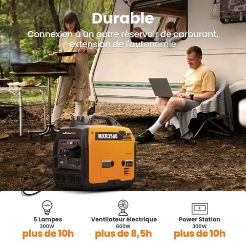 Groupe électrogène Inverter essence 3000W / 3500W