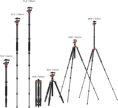 Pied photo K&F Concept 175cm